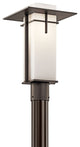 Kichler Caterham 1 Light Outdoor Post Lantern in Olde Bronze