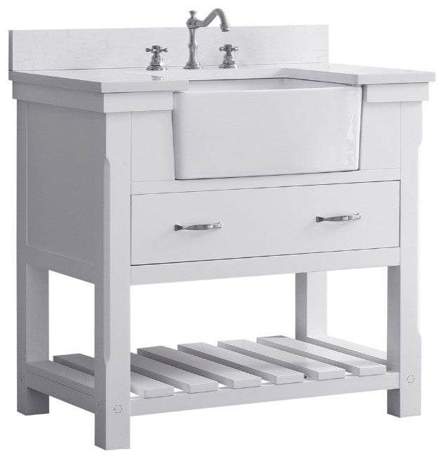 Wesley 36" Bathroom Vanity, White