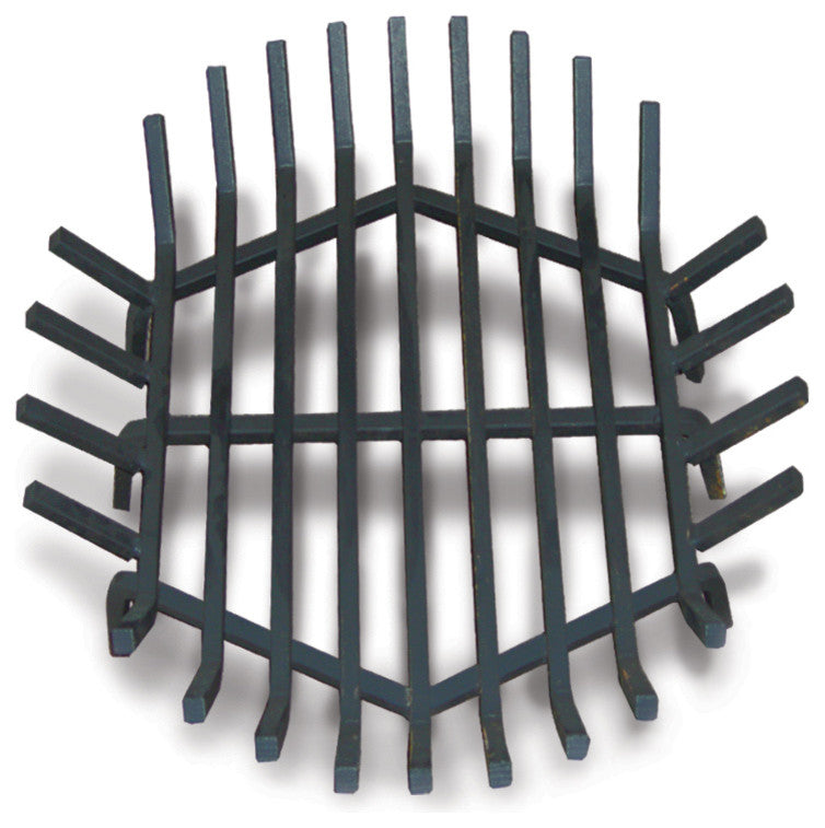 Round Fire Pit Grate, Welded Steel, 30", Without Char-Guard