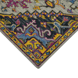 Boho Evreux Area Rug, Yellow, 8' x 11', Medallion