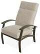 Belle Isle Cushion Outdoor Armchair, Grasscloth Dune/Beachwood