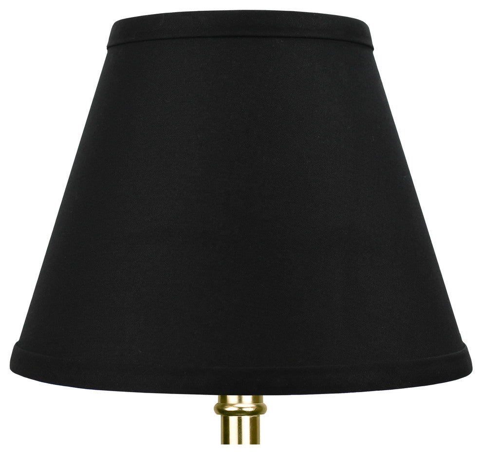 Fenchel Shades, 5"x9"x7" Bulb Clip Attachment Empire Lamp Shade, Linen