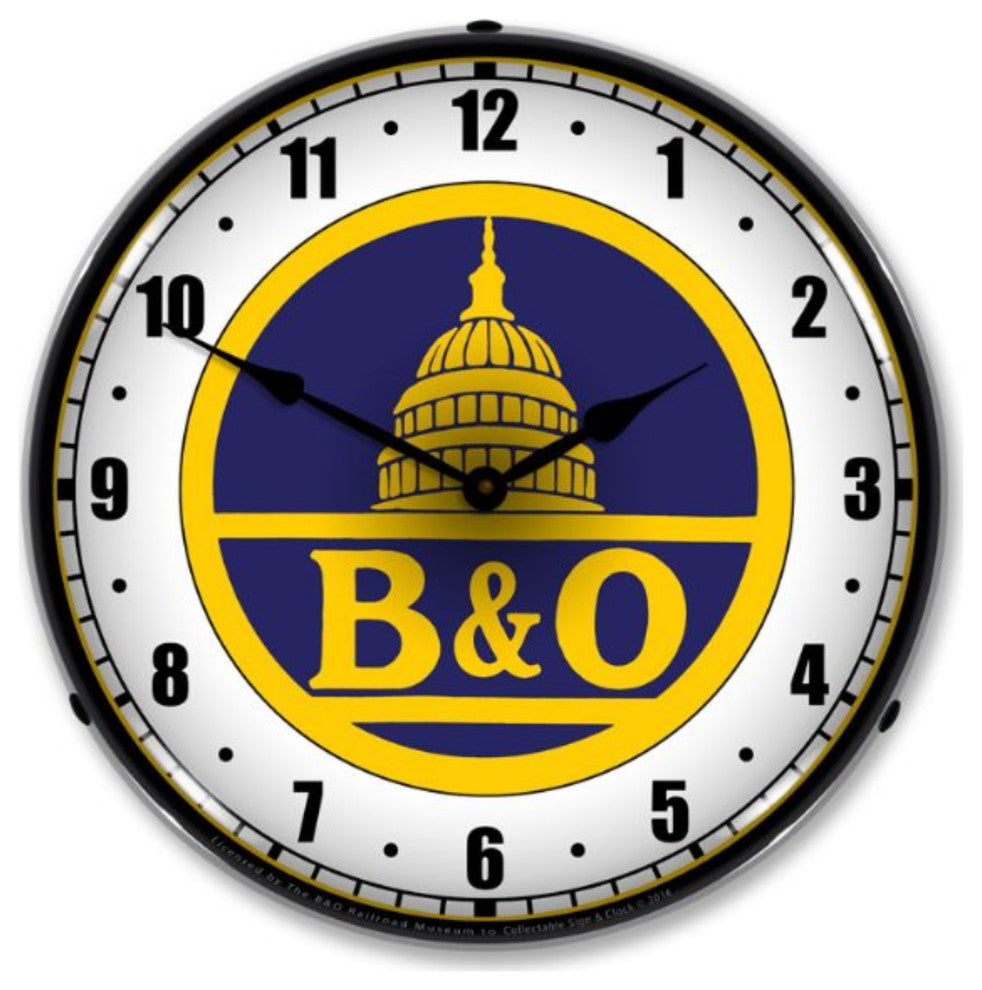 BOR1408533 B&O Railroad 1 Clock