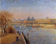 Camille Pissarro The Louvre: Winter Sunshine Morning Wall Decal