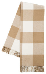 Buffalo Check Throw, Caramel