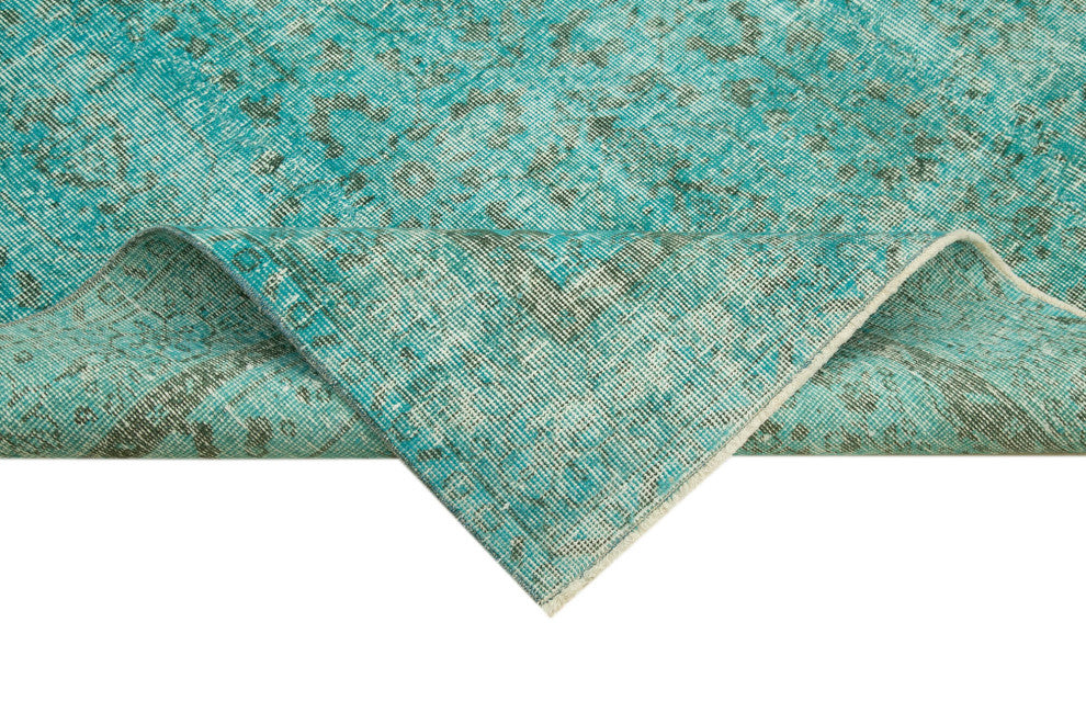 Rug N Carpet - Handmade Turkish 5' 3" x 9' 0" Colorful Overdyed Area Rug