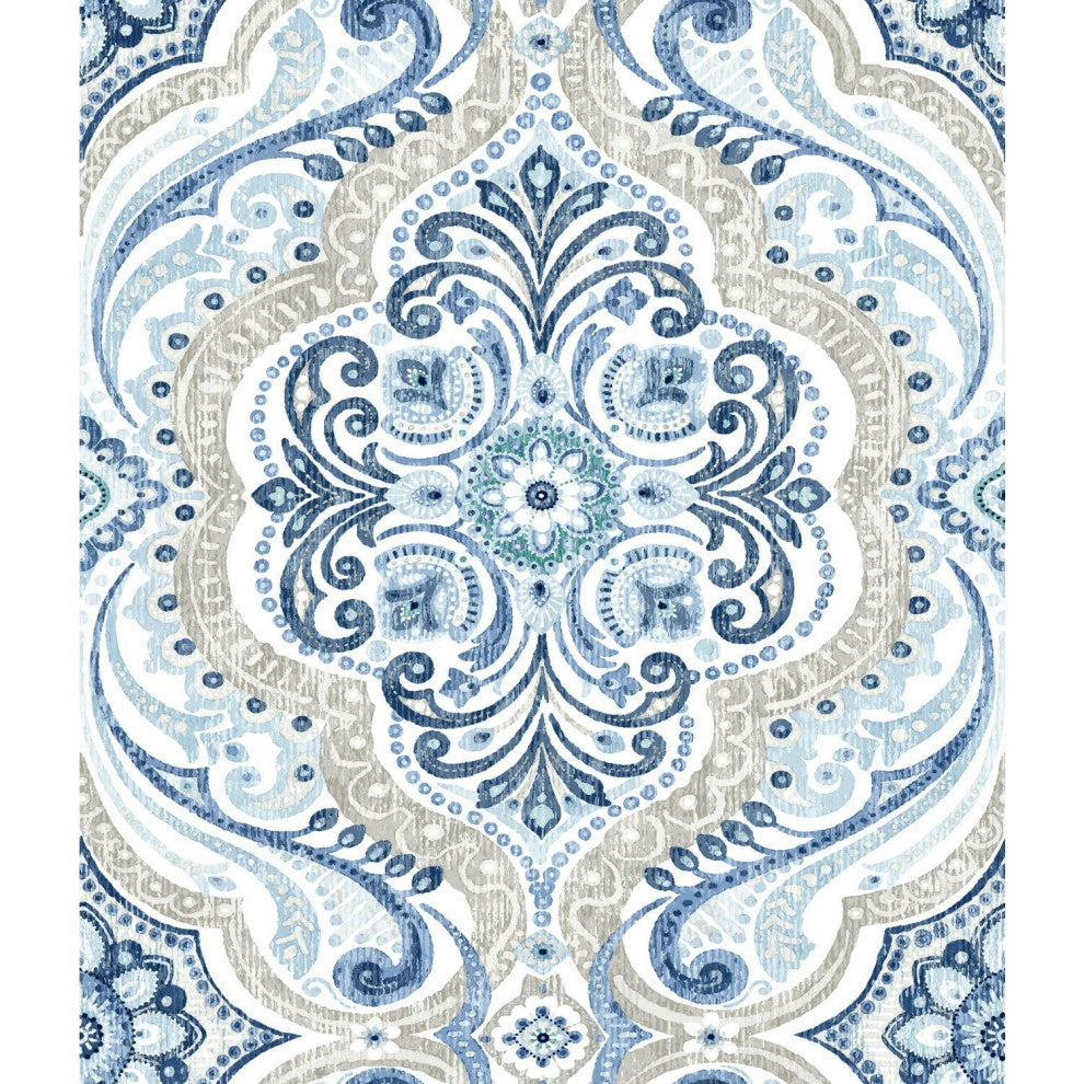 Bohemian Damask Peel & Stick Wallpaper