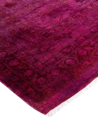 Overdyed, One-of-a-Kind Hand-Knotted Area Rug Pink, 10'2"x13'8"