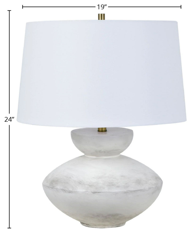 Ashton 24" Ceramic Table Lamp with Linen Shade