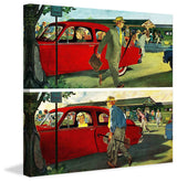 "Before and After" Painting Print on Wrapped Canvas