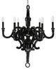 Modern Contemporary Living Dining Room Ceiling Light Chandelier, Black