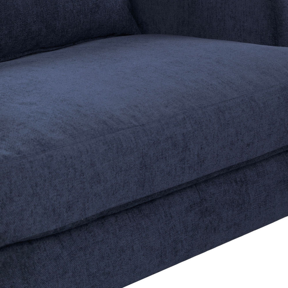 Daniel Club Chair - Navy Chenille