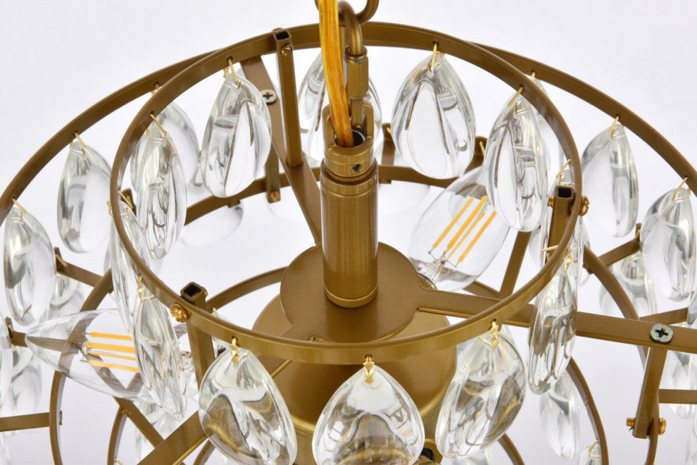 Murphy 12" Pendant, Brass