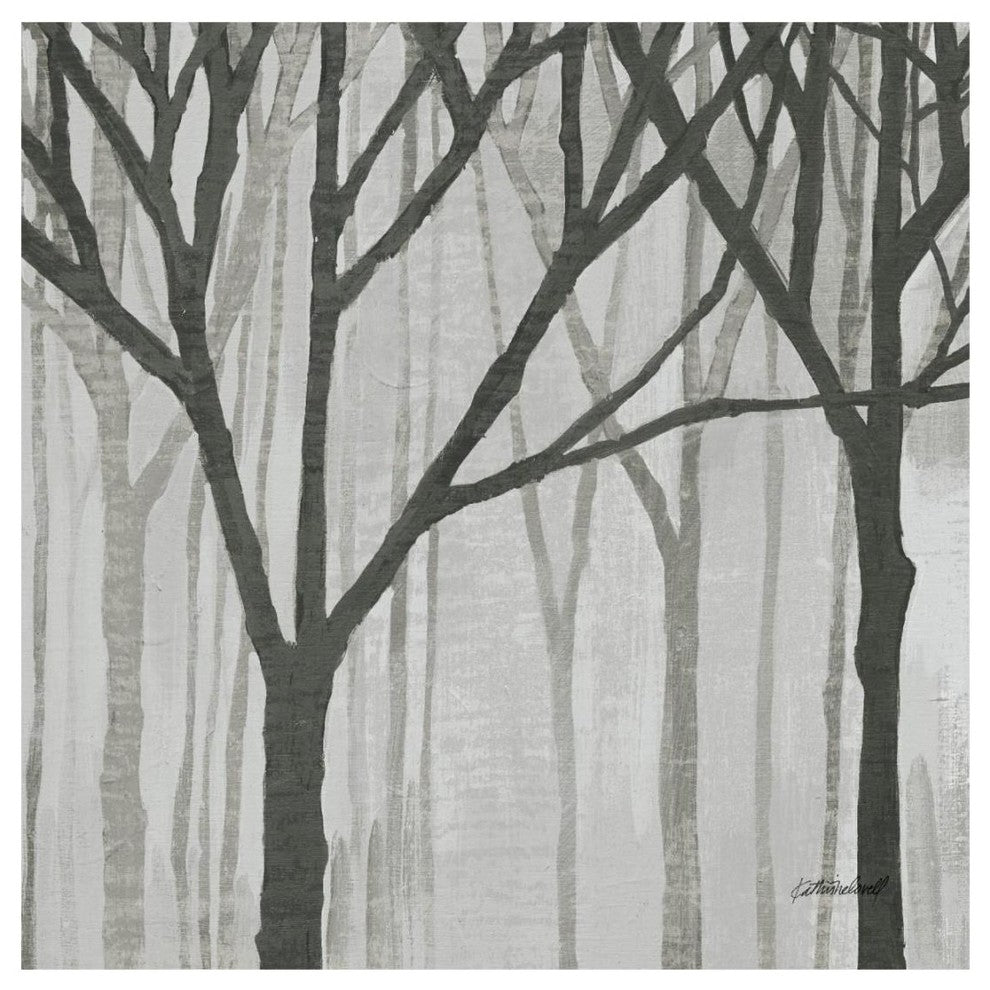 "Spring Trees Greystone III" Digital Paper Print by Kathrine Lovell, 20"x20"
