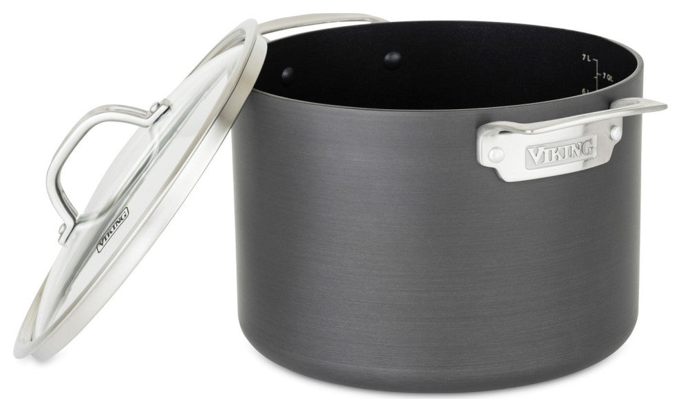Viking Hard Anodized Nonstick 8 Qt Stock Pot, 24 cm