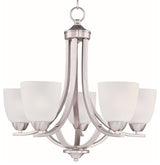 Maxim Lighting Axis 5-Light Chandelier in Satin Nickel - 11225FTSN
