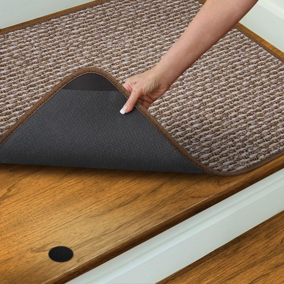 Attachable Rug for Stair Landings, Praline Brown, 3'x3'