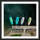 "Four Boats" Framed Print by Karolis Janulis