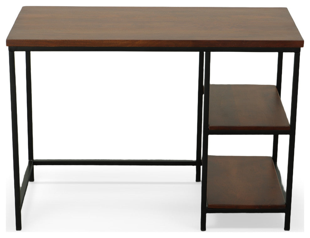 Brayden Desk, Chestnut/Black