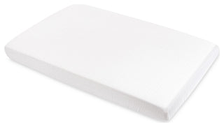 Mini Crib Sheet, GOTS Certified Organic Muslin Cotton, White