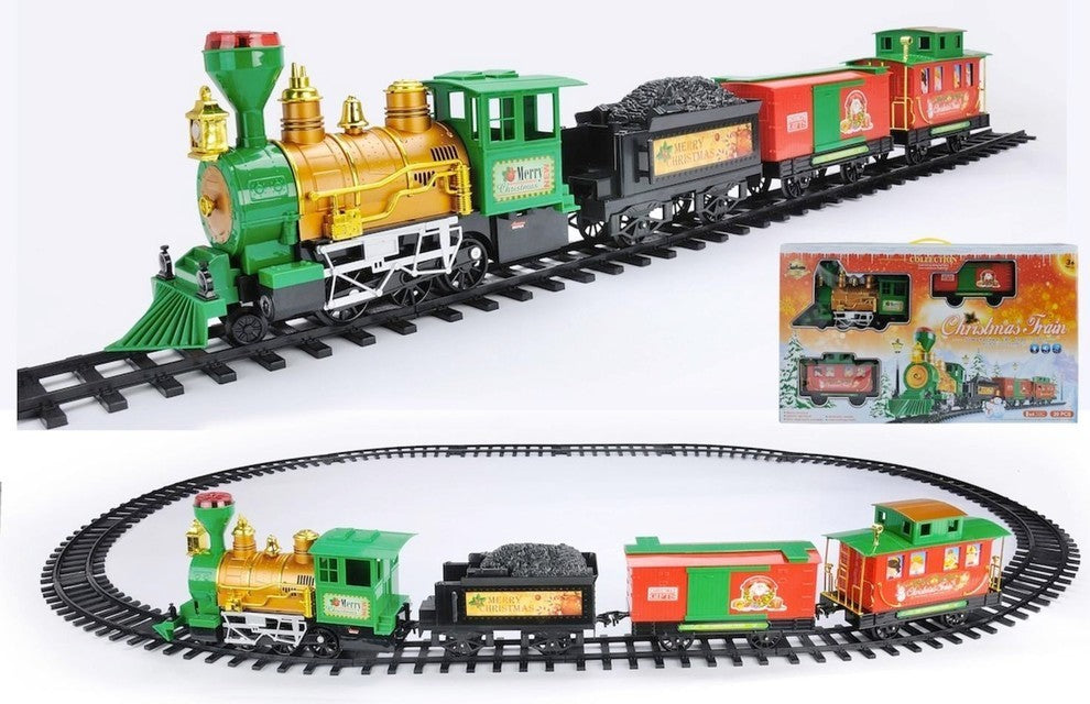 20-Battery Operated Animated Christmas Train Set With Sound