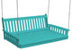 Traditonal English Swingbed, Aruba Blue, 75 Inch