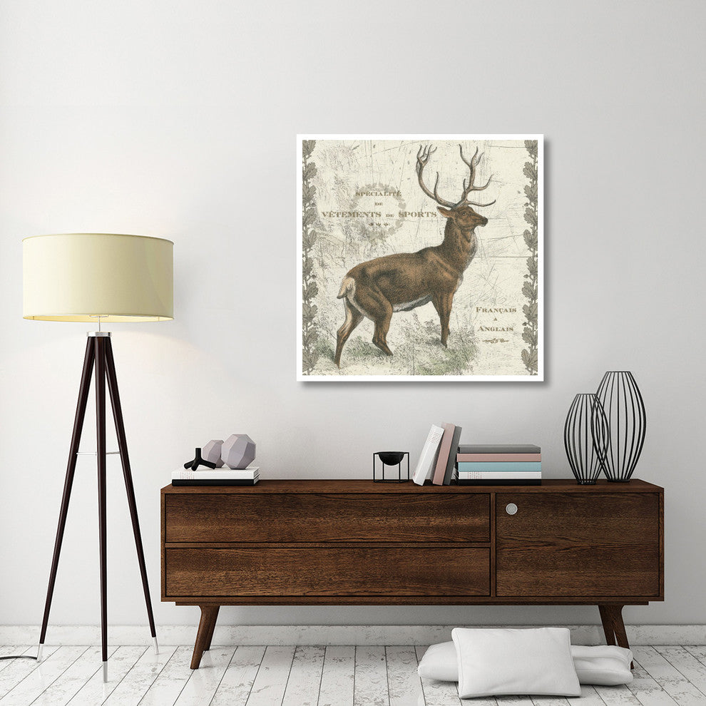 "Regal Elk Sq" Digital Paper Print by Sue Schlabach, 42"x42"