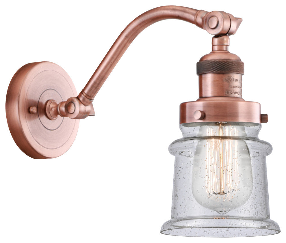 INNOVATIONS LIGHTING 515-1W-AC-G184S-LED Small Canton 1 Light Sconce