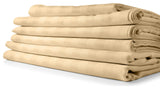 Cypress Linen 6-Piece Luxury Count Soft Sheet Set, Deep Pockets, Striped Cream,