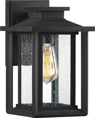 Quoizel WKF8407EK One Light Outdoor Wall Lantern Wakefield Earth Black