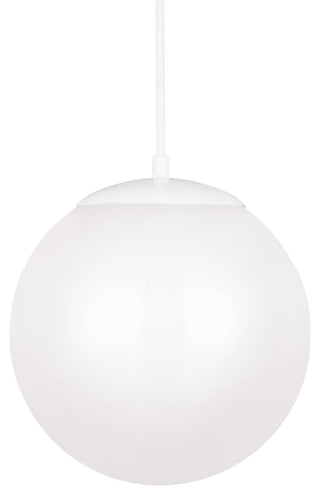 Leo 1-Light Pendant, White