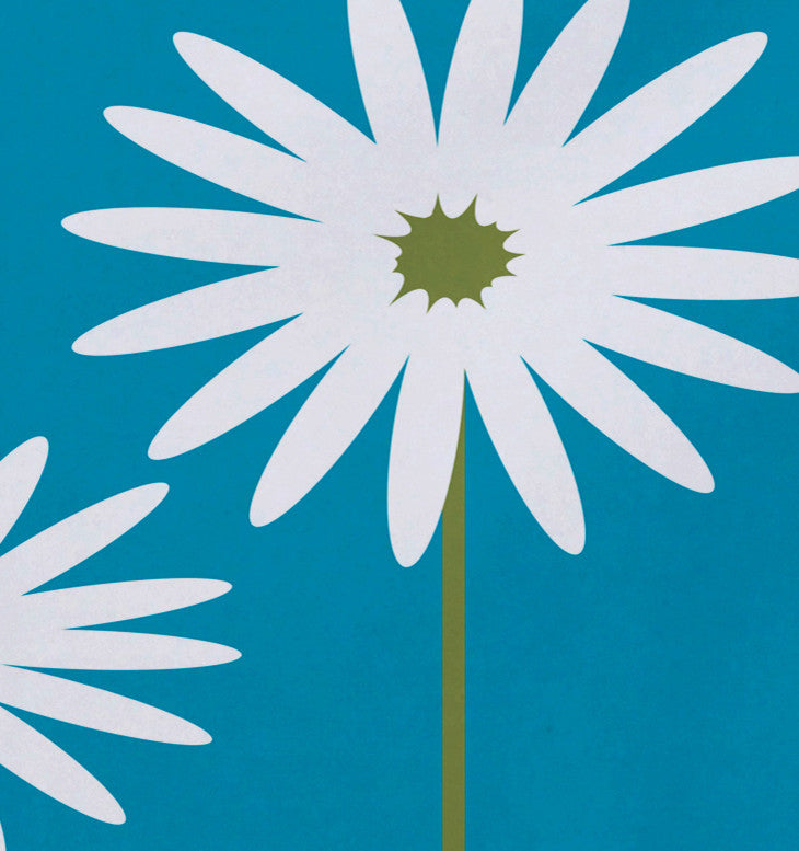 Daisy May Floral Print Placement, Caribbean, Set of 4