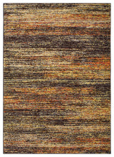 Oriental Weavers Atlas Gold/ Charcoal Abstract Indoor Area Rug 8'6"X11'7"