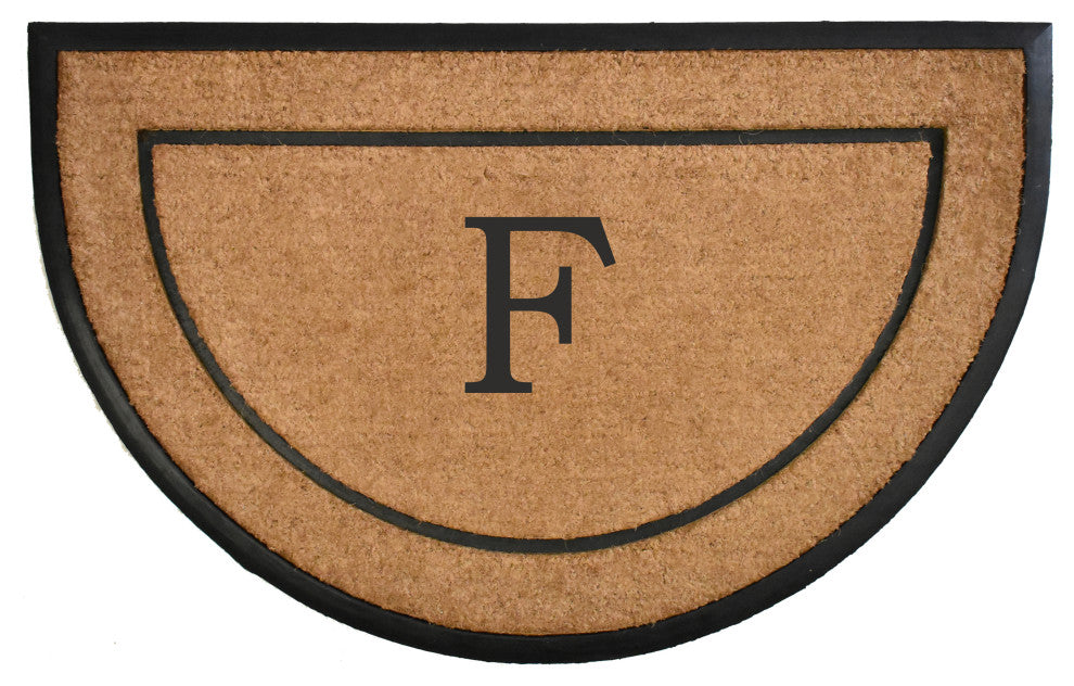 Calloway Mills The General Monogram Doormat, Letter F