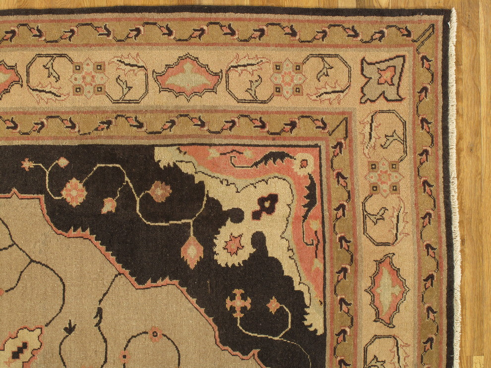 Consigned Indian Carpet Rug, 9'x11'6"