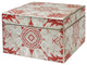 Reverse Painted Mirror Box, Medium, Tomato