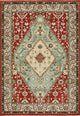 Oriental Weavers Dawson Rust/ Blue Oriental Indoor Area Rug 9'10"X12'10"