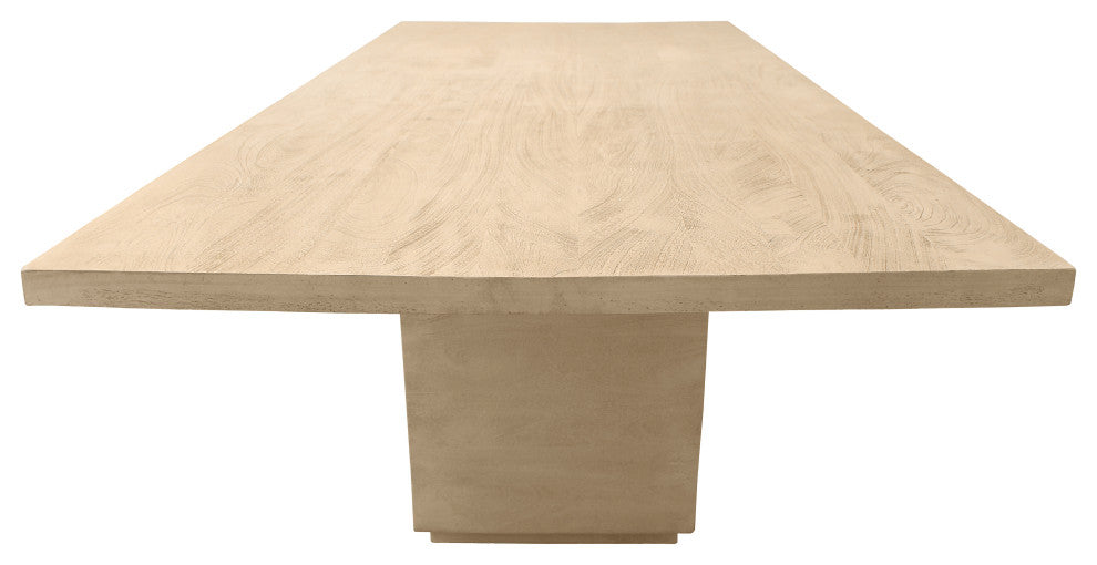 Flagstaff 72" Solid Wood Dining Table, Stone Natural Finish