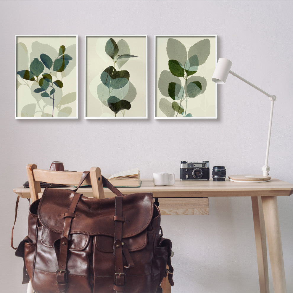 Modern Forest Plant Photography Overlapping Foliage Shadows,16 x 20