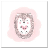 Love Hedgehog 20x20 Canvas Wall Art