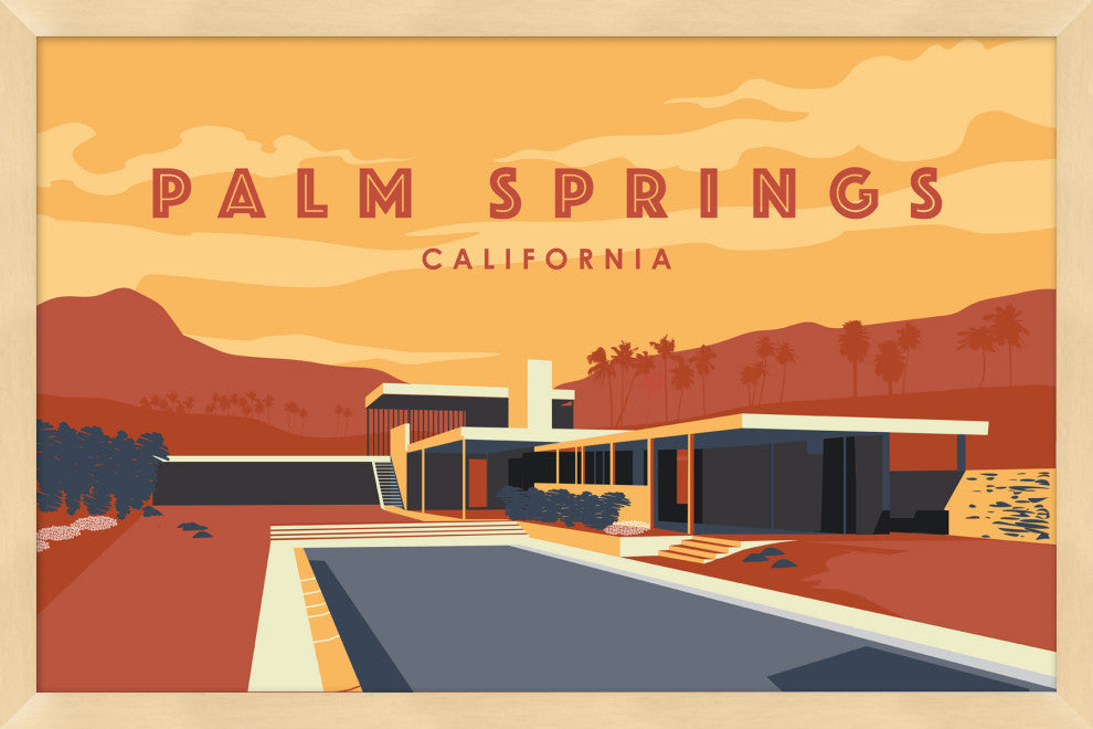 Palm Springs Technicolor 3, Giclee Reproduction Artwork