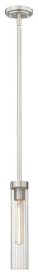 Z-LITE 1-Light Pendant, Brushed Nickel