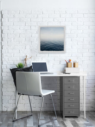 "Rippling Ocean" Framed Painting Print, 24x24