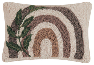 Rainbow And Leaves Hook Pillow