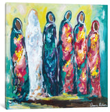 "The Wedding" by Amira Rahim, Canvas Print, 26"x26"