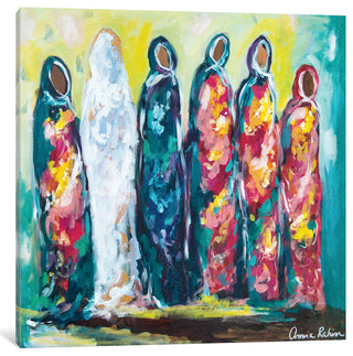 "The Wedding" by Amira Rahim, Canvas Print, 26"x26"