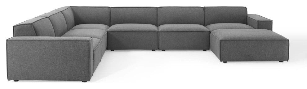 Restore 7-Piece Sectional Sofa - Charcoal
