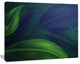 Tropic Jungle Leaves Background, Floral Canvas Art Print, 20"x12"