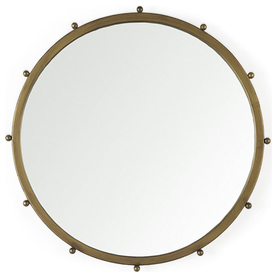 Elena I Small Gold Wall Mirror