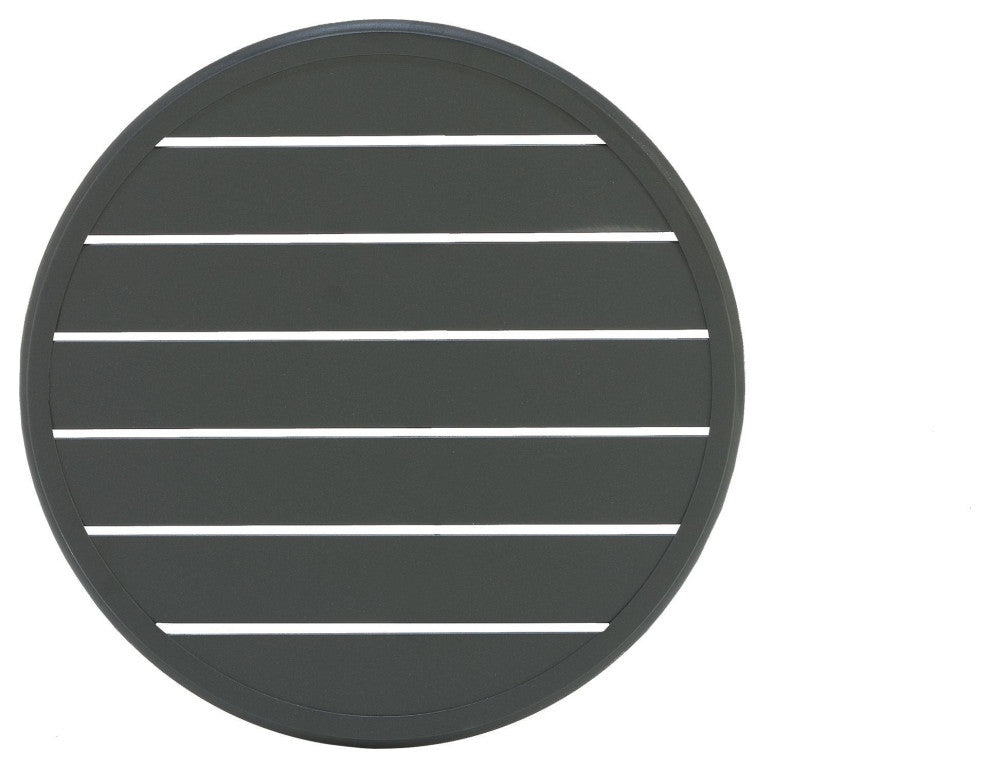 Slat 23.5" Round Top, Java